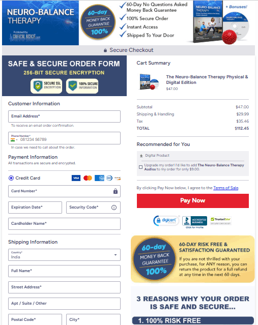 Secure Checkout Process